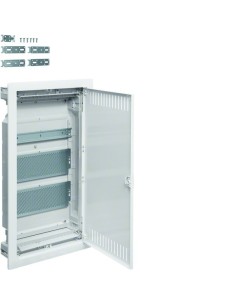 volta Rozdzielnica VDI podtynkowa 3R 2x płyta montażowa, 1x szyna TH VU36NWB Hager