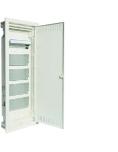 volta Rozdzielnica VDI do ścian szkieletowych (GK) 5R PatchPanel, 3xgniazdo 230V VH60NWP Hager