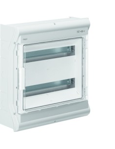 vector outdoor Rozdzielnica n/t IP65 odporna na UV bez przetłoczeń 2R/36M (2x18) VE218SN Hager