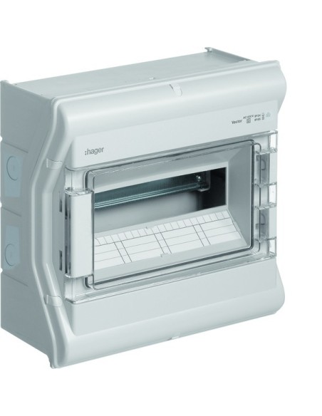 vector outdoor Rozdzielnica n/t IP65 odporna na UV przetłoczenia 1R/12M (1x12) VE112PN Hager