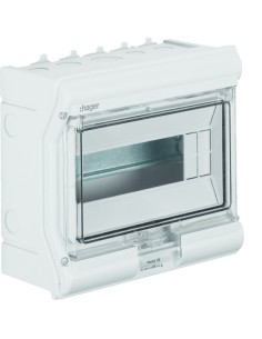 vector outdoor Rozdzielnica n/t IP65 odporna na UV przetłoczenia 1R/10M (1x10) VE110PN Hager