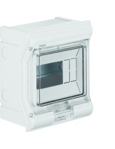 vector outdoor Rozdzielnica n/t IP65 odporna na UV bez przetłoczeń 1R/6M (1x6) VE106SN Hager