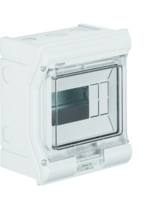 vector outdoor Rozdzielnica n/t IP65 odporna na UV przetłoczenia 1R/6M (1x6) VE106PN Hager
