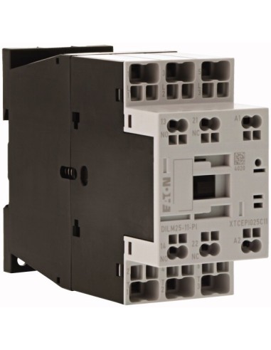 Stycznik mocy, 3-biegunowe, 380 V 400 V 11 kW, 1 zestyk zwierny, 1 zr, 230 V 50/60 Hz, Praca AC, Zaciski sprężynowe Push-In