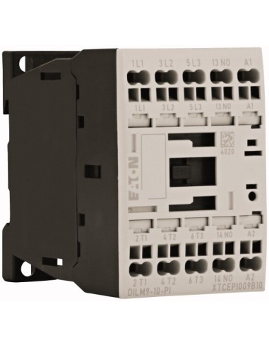 Stycznik mocy, 3-biegunowe, 380 V 400 V 4 kW, 1 zestyk zwierny, 230 V 50 Hz, 240 V 60 Hz, Praca AC, Zaciski sprężynowe Push-In