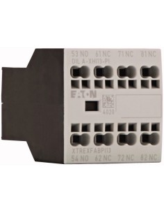 Moduł wyłącznika pomocniczego, 4-biegunowe, I 16 A, 1 zestyk zwierny, 3 R, Mocowanie do płyty czołowej, Zaciski sprężynowe Push