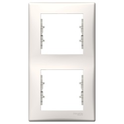 Sedna ramka 2-krotna pionowa krem SDN5801123