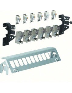 Patch-Panel 12M 6xRJ45 kat 6A ekranowane FZ12MM Hager