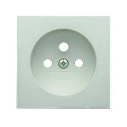 Berker Q.1/Q.3 płytka czołowa do gniazda z/u biały aksamit Hager 3965766079 - hurtownia elektryczna Amper.pl