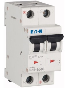Wyłącznik nadprądowy 10kA 2-bieg. FAZ-B10/2-DC 176079
