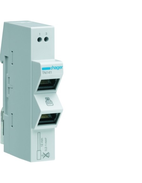 1x2 rozdzielacz sygnału telefonicznego analogowego TN141 Hager