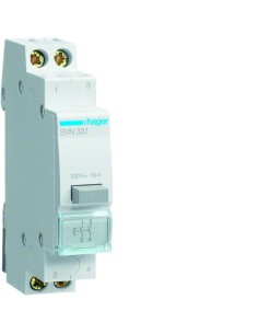 Przycisk sterowniczy 2NO Ith16A 230VAC SVN331 Hager