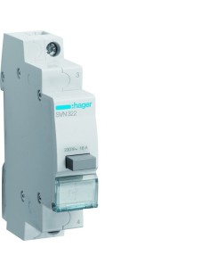 Przełącznik przyciskowy 1NC Ith16A 230VAC SVN322 Hager