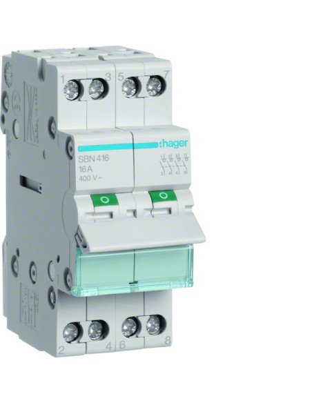 Modułowy rozłącznik izolacyjny 4P 16A 400VAC SBN416 Hager