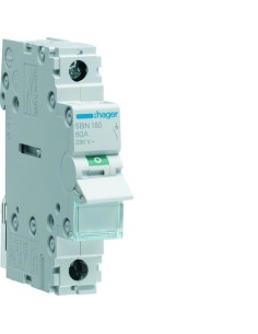 Modułowy rozłącznik izolacyjny 1P 80A 230VAC SBN180 Hager