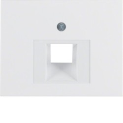 Berker K1 element centralny do gniazda przyłaczeniowego z UAE 1-krotny biały Hager 14077009 - hurtownia elektryczna Amper.pl