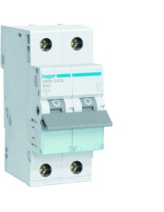 MCB Wyłącznik nadprądowy Icn6000A 1P+N B 40A MBN540E Hager