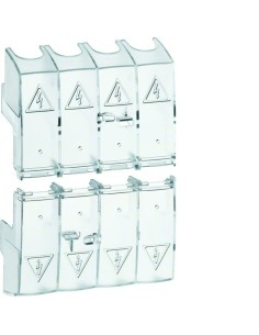 Osłony przyłączy - górna/dolna, 4P, HAx rozmiar 4, 100-160A HZC218 Hager