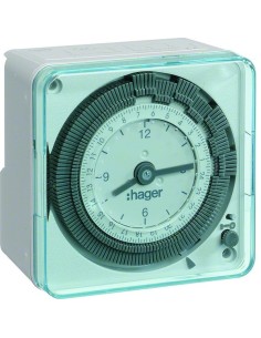 Zegar analogowy tygodniowy bez rezerwy chodu 230V 1P 16A EH770 Hager