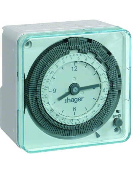 Zegar analogowy tygodniowy bez rezerwy chodu 230V 1P 16A EH770 Hager