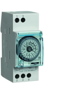 Zegar analogowy dobowy z rezerwą chodu 230V 1P 16A EH211 Hager