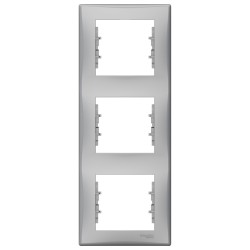 Sedna Ramka 3-krotna pionowa aluminium SDN5801360