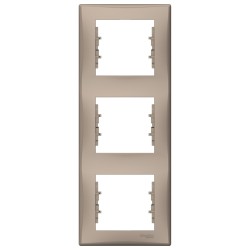 Sedna Ramka 3-krotna pionowa satyna SDN5801368