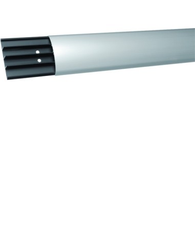 tehalit.AK Kanał podłogowy PVC z pokrywą 18x75 alu lak SLA180750ELN Hager