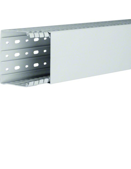 tehalit.HA7 Kanał grzebieniowy bezhalogenowy 80x100mm, jasnoszary HA780100 Hager