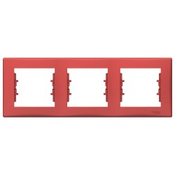 Sedna Ramka 3-krotna pozioma czerwony SDN5800541