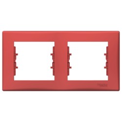 Sedna Ramka 2-krotna pozioma czerwony SDN5800341