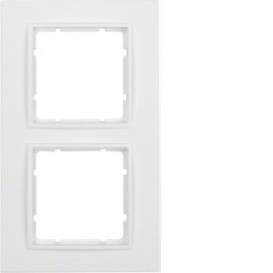 Berker B7 ramka 2-krotna biała matowa Hager 10126919 - hurtownia elektryczna Amper.pl