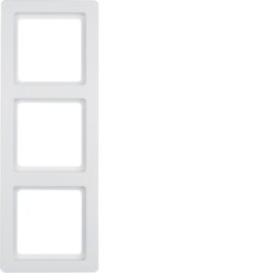 Berker Q1 ramka 3-krotna biała aksamit Hager 10136089 - hurtownia elektryczna Amper.pl