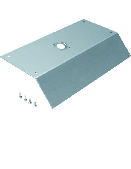 tehalit.AK Pokrywa kanału napodł GBZ fi50 1-str skos dł 400mm 150x70mm stal AKM150050GBZ Hager