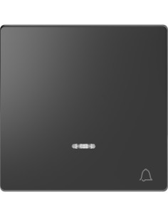 Merten System D Klawisz pojedynczy /dzwonek/ z podświetleniem antracyt MTN3325-6034