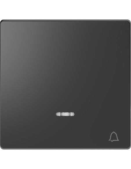 Merten System D Klawisz pojedynczy /dzwonek/ z podświetleniem antracyt MTN3325-6034