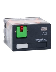Przekaźnik miniaturowy RPM, 4 C/O 230 V AC 15A