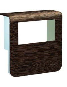 tehalit.SL Pokrywa nośnika urządzeń 20x80 2*45x45 sucupira SL20080932D6 Hager 2