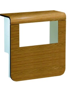 tehalit.SL Pokrywa nośnika urządzeń 20x80 2*45x45 dąb SL20080932D5 Hager 2