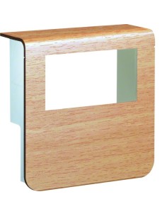 tehalit.SL Pokrywa nośnika urządzeń 20x80 2*45x45 buk SL20080932D2 Hager 2