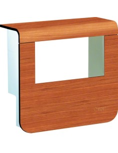 tehalit.SL Pokrywa nośnika urządzeń 20x55 2*45x45 wiśnia SL20055932D4 Hager 2