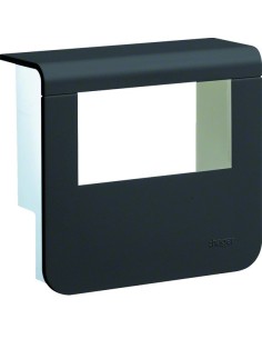 tehalit.SL Pokrywa nośnika urządzeń 20x55 2*45x45 czarny SL200559329011 Hager 2