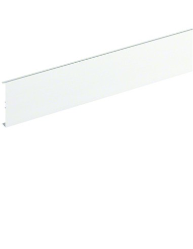 tehalit.BRAP Pokrywa kanału 80mm, alu, biały BRAP08029010 Hager