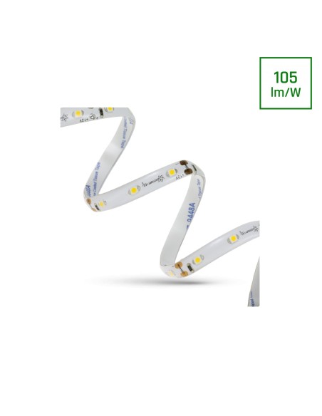 PASEK LED 22W/5m 3528 60LED/1m CW 2 LATA ECO 1M(ROLKA 5M) BEZ OSŁONY 2300lm biała zimna