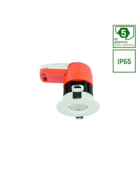 IGNIS 8W CCT CW/NW/WW IP65 fire rated white ring 700lm biała ciepła/neutralna/zimna