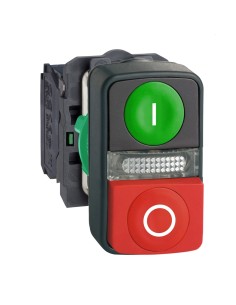 Przycisk ster. podwojny podswietlany XB5AW73731B5