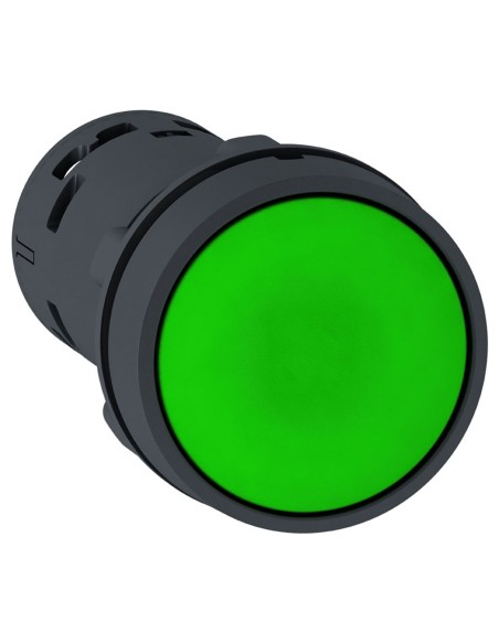 Przycisk z samoczynnym powrotem zielony 2NO XB7NA33