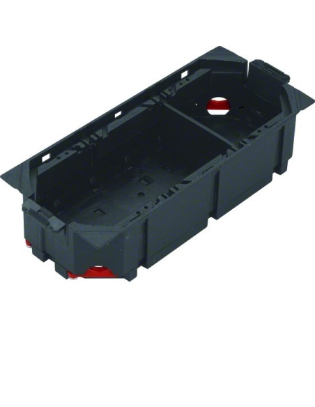 tehalit.GB-EG Puszka montażowa 3-krotna 45x45mm PA czarny GBVR300 Hager