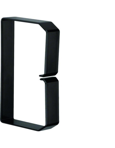 tehalit.BA6 Klamra do przewodów 80x120, czarny B801203 Hager