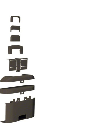 tehalit.ateha Rozgałęźnik do kanału 20x50, 3D, brązowy ATA205088014 Hager